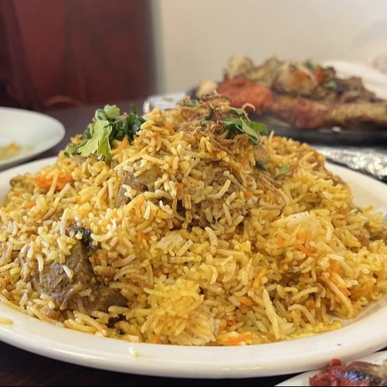 Goat Biryani.